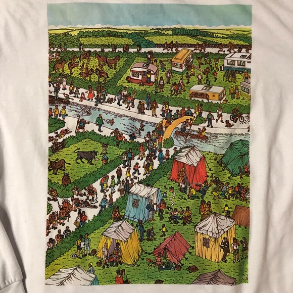 Where's Waldo, White Long-sleeve Tee - Picture 3 of 5